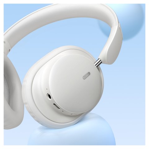 Наушники Baseus Bowie D03, белая, беспроводная, bluetooth 5.3, #NGTD030102 Превью 3