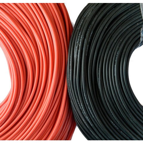 Провод в силиконовой изоляции 16AWG, 1,27 мм², 1 м, черный, UL3135 Превью 1