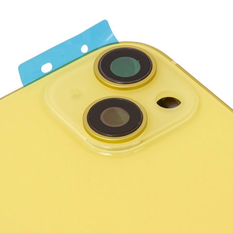 Корпус для iPhone 14 Plus, желтый, с держателем SIM-карты, с боковыми кнопками, Original (PRC), EU Version, yellow Превью 1