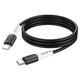USB кабель Hoco X82, 2xUSB тип-C, 100 см, 60 Вт, 3 A, черный, силиконовый, #6931474768599 Превью 1