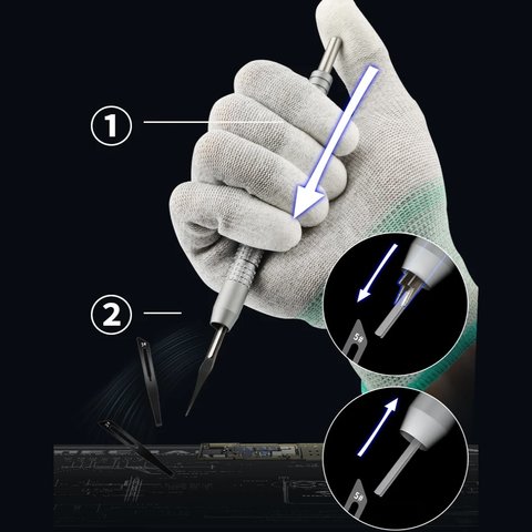 Knife Set Mechanic KH-001, (for ICs, 8 in 1) Preview 3