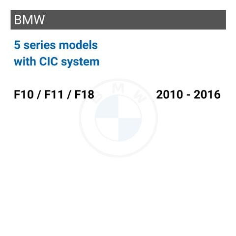 Монітор (10.25 дюймів) CarPlay / Android Auto для автомобілів BMW серії 5 (F10 / F11 / F18) 2010 - 2016 р.в. з системою CIC Прев'ю 1