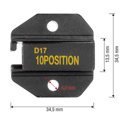 Crimper Die Pro'sKit 1PK-3003D17 Preview 1