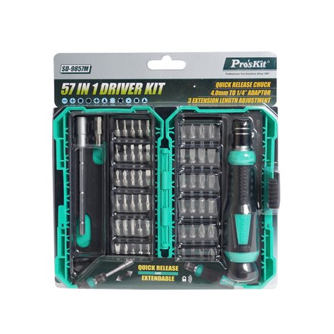 Screwdriver with Bit Set Pro'sKit SD-9857M Preview 4