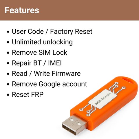 NCK Dongle (ACT1 + CDMA + Iden/Palm) Vista previa  1