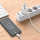 Adaptador de red Hoco C106A, blanco, con cable USB Tipo-C, 1 puerto, #6931474783912 Vista previa  3
