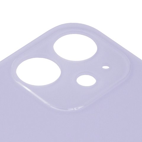 Panel trasero de carcasa puede usarse con iPhone 11, morada, no es necesario desmontar la cámara, Original (PRC), big hole Vista previa  1