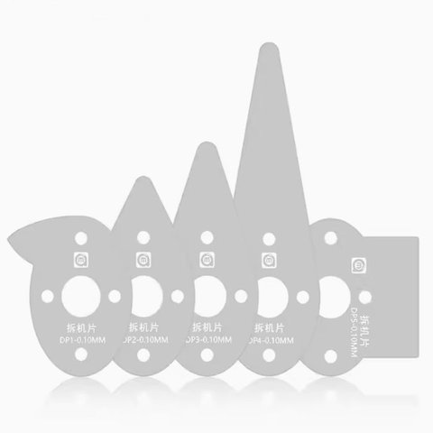 Herramienta para levantar pantalla, cristal táctil Amaoe DP1, espátula metálica, 5 uds. Vista previa  1