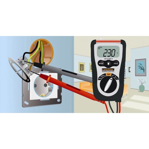 Кишеньковий цифровий мультиметр Laserliner MultiMeter-Pocket Прев'ю 3