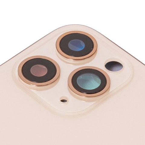 Корпус для iPhone 11 Pro Max, золотистый, с держателем SIM-карты, с боковыми кнопками, matte gold Превью 1