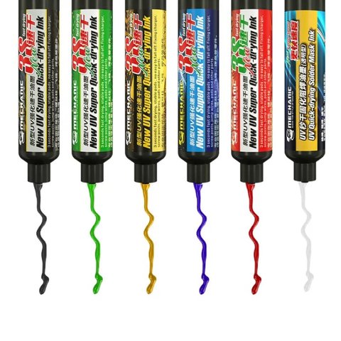 Паяльная маска Mechanic SU3, красная, 10 мл, ультрафиолетовая Превью 1