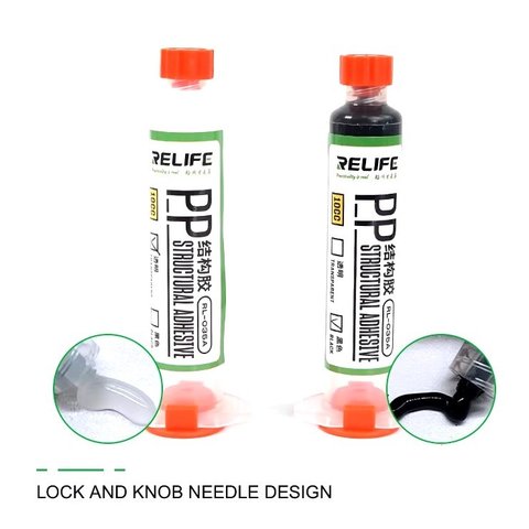 Клей RELIFE RL-035A, полиуретановый, прозрачный, для приклеивания задних крышек, для дисплейных рамок, 5 мл Превью 1