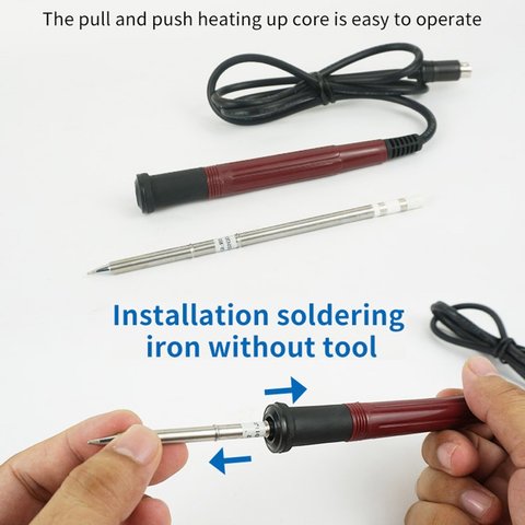 Паяльна станція SUNKKO 950T Pro, цифрова, 75 Вт, чорна Прев'ю 6